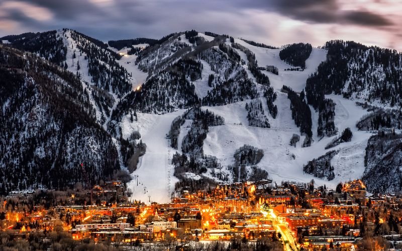 Aspen, Colorado, Sunset, Hermes, Limo, transportation